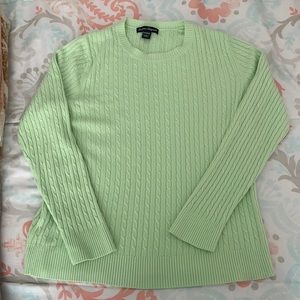Mint green sweater long sleeve